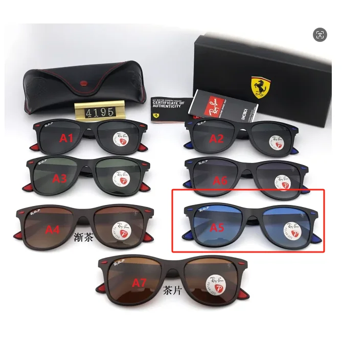 Ray-Ban Ray-Ban Wayfarer 4195 Black/Blue Sunglasses